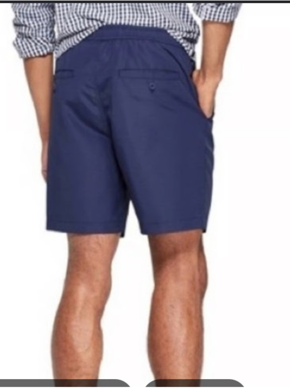 Vineyard Vines Navy Elastic-Waist Athletic Shorts